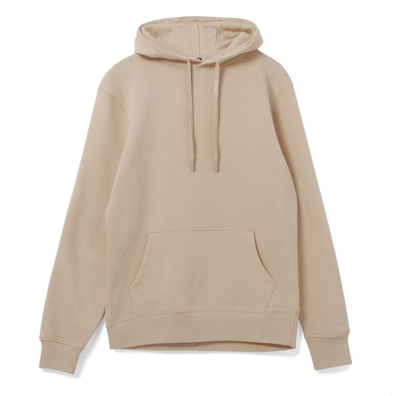 Толстовка с капюшоном унисекс Hoodie, бежевая арт.WU03W123