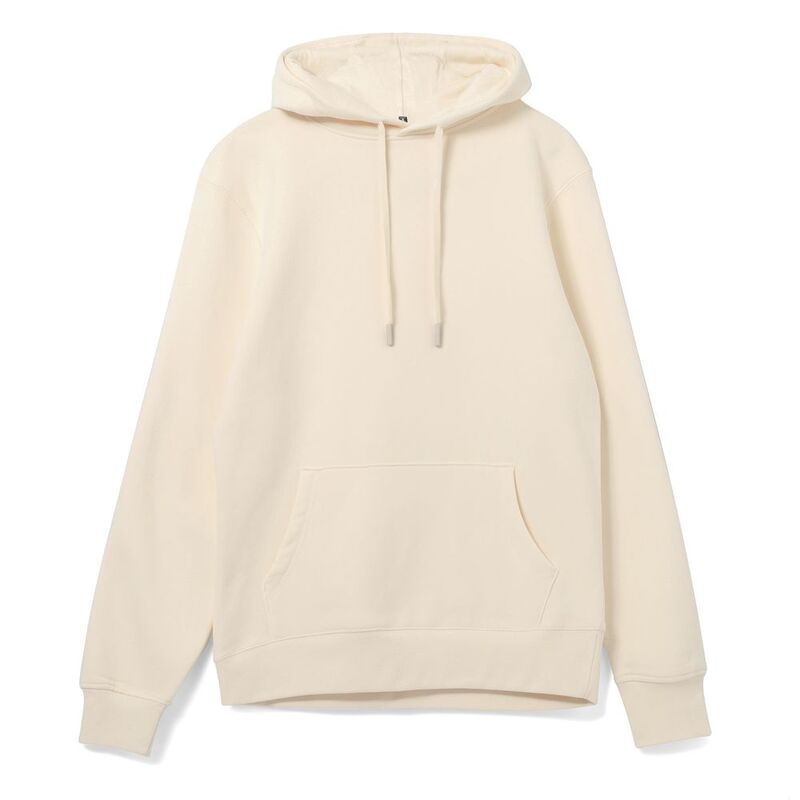 Толстовка с капюшоном унисекс Hoodie, светло-желтая арт.WU03W199