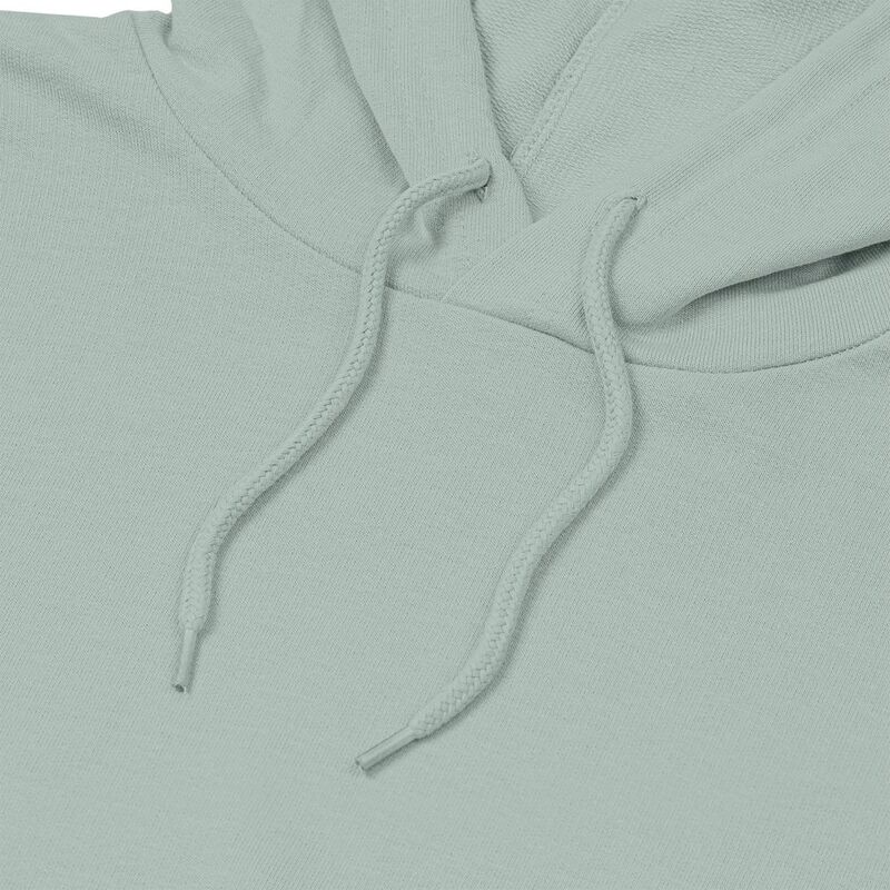 Толстовка с капюшоном унисекс Hoodie, серо-зеленая арт.WU03W502