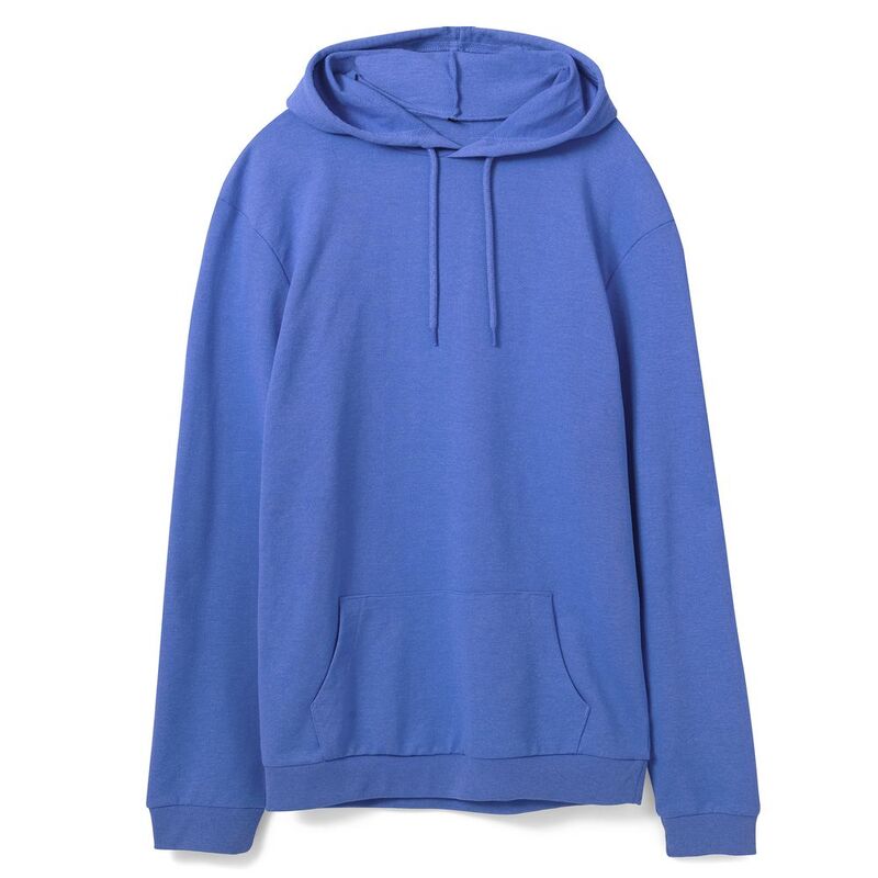 Толстовка с капюшоном унисекс Hoodie, ярко-синий меланж арт.WU03W612