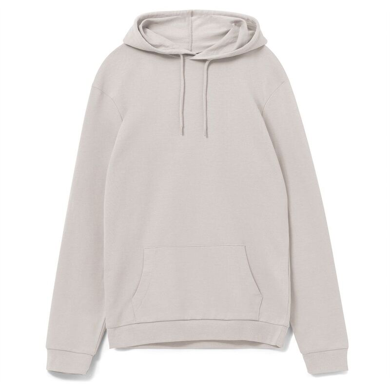 Толстовка с капюшоном унисекс Hoodie, дымчато-серая арт.WU03W672