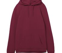 Толстовка с капюшоном унисекс Hoodie, бордовая арт.WU03W881