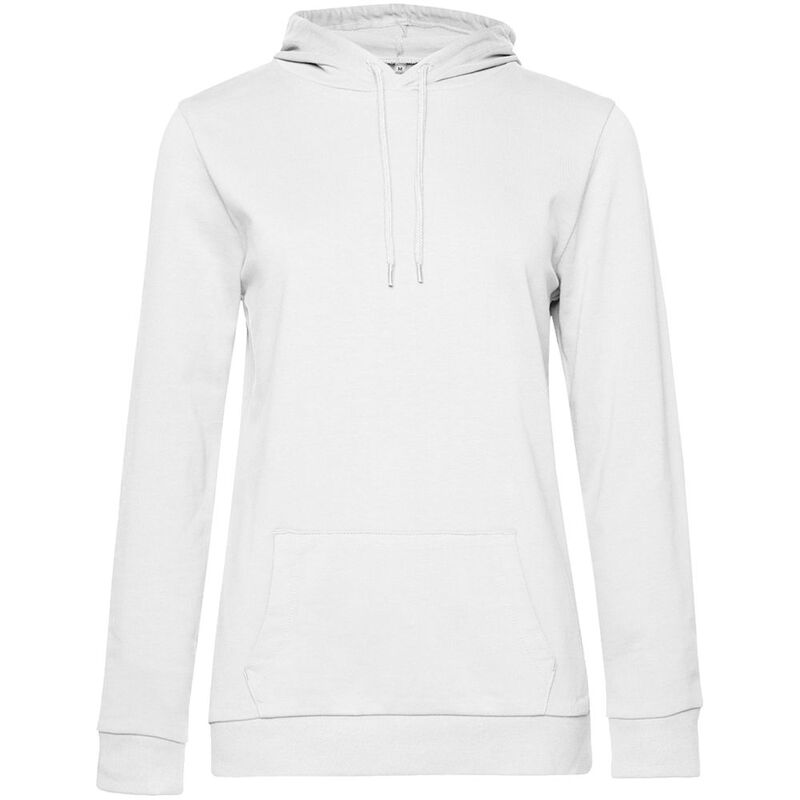 Толстовка с капюшоном женская Hoodie, белая арт.WW04W001