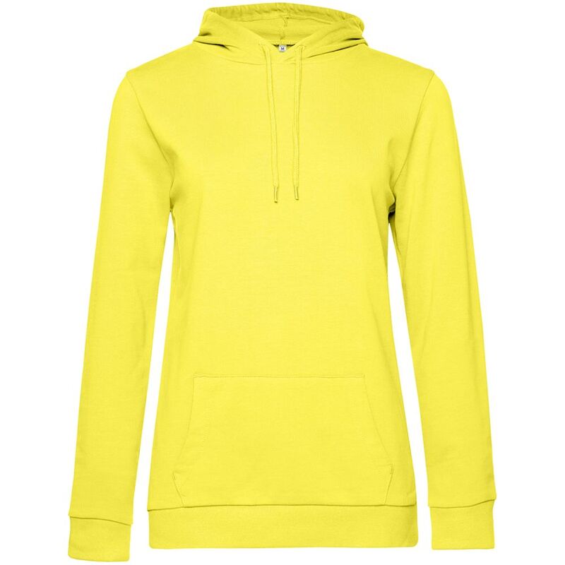 Толстовка с капюшоном женская Hoodie, желтая арт.WW04W201