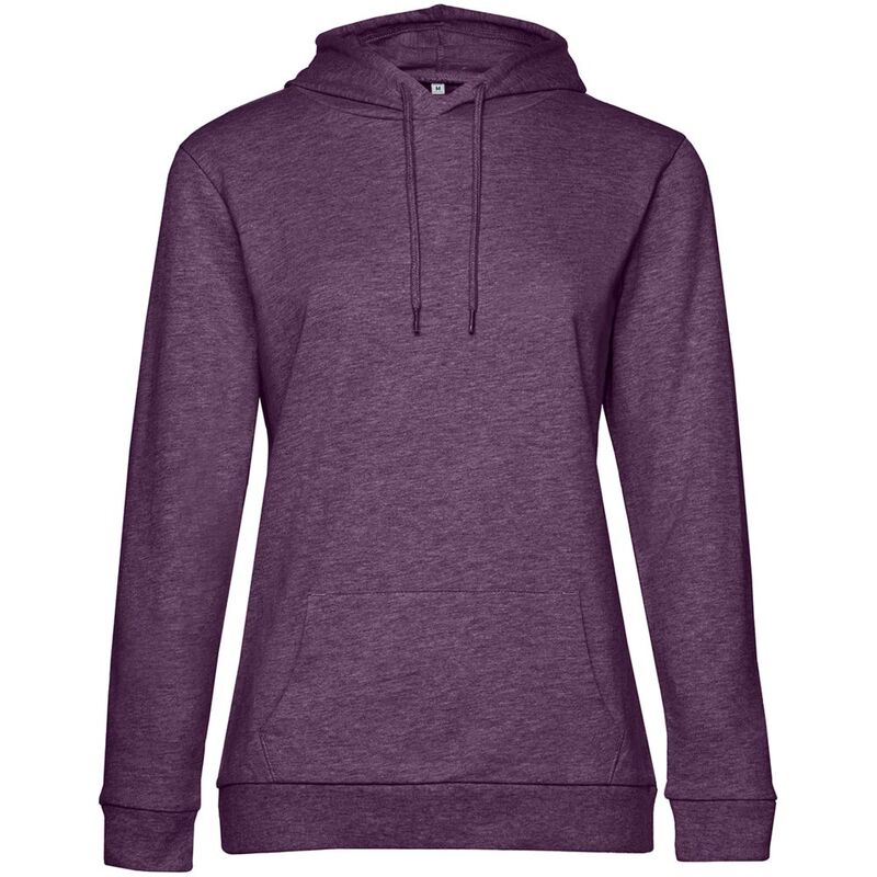 Толстовка с капюшоном женская Hoodie, фиолетовый меланж арт.WW04W616