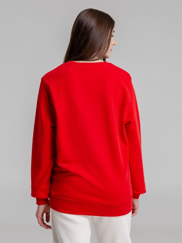 Свитшот унисекс BNC Inspire (Organic), красный арт.WU31B004