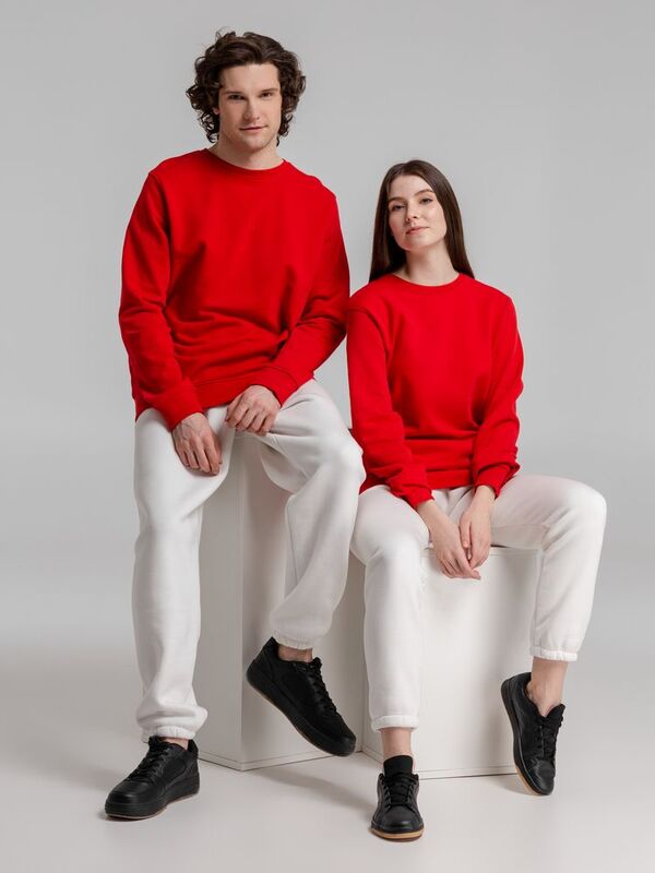 Свитшот унисекс BNC Inspire (Organic), красный арт.WU31B004