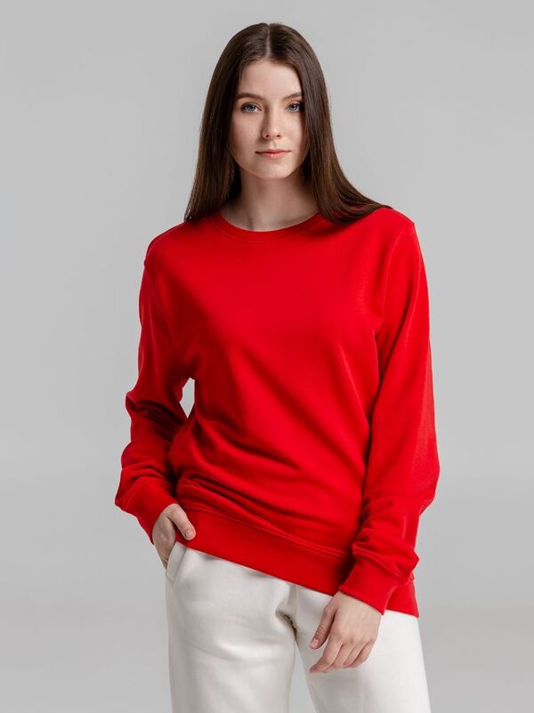Свитшот унисекс BNC Inspire (Organic), красный арт.WU31B004