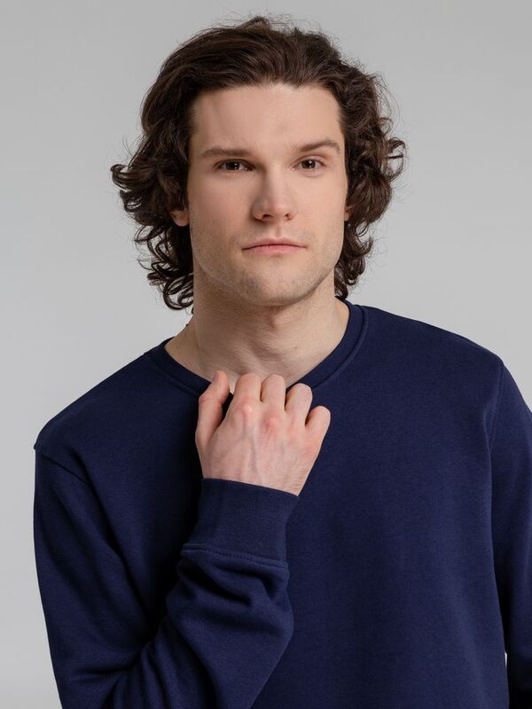 Свитшот унисекс BNC Inspire (Organic), темно-синий арт.WU31B006