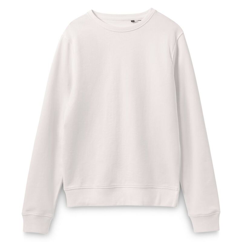 Свитшот унисекс BNC Inspire (Organic), молочно-белый арт.WU31B101