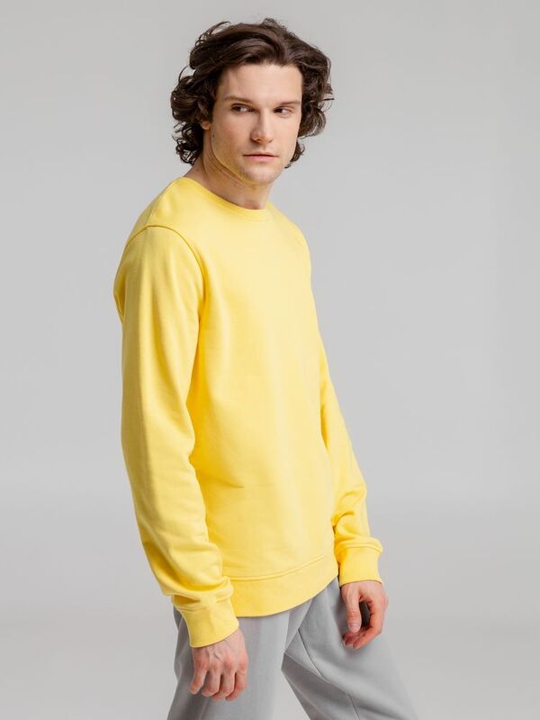 Свитшот унисекс BNC Inspire (Organic), желтый арт.WU31B205