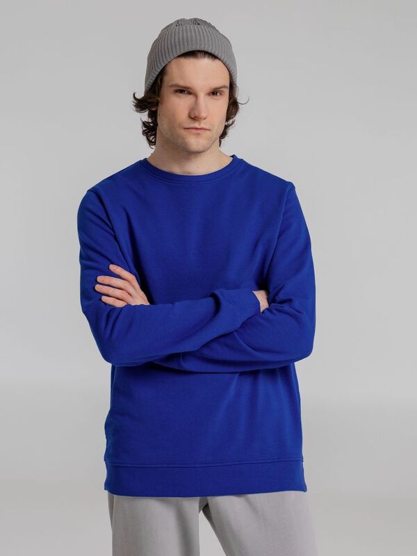 Свитшот унисекс BNC Inspire (Organic), ярко-синий арт.WU31B453