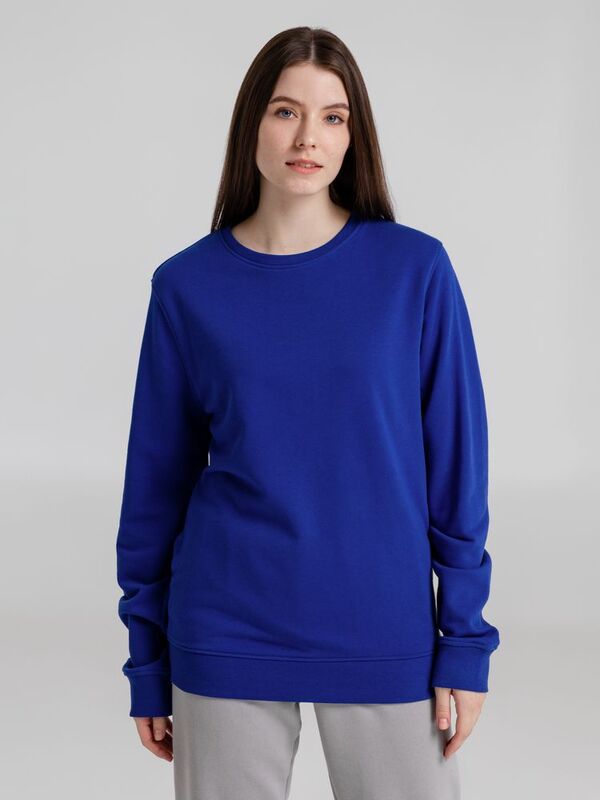 Свитшот унисекс BNC Inspire (Organic), ярко-синий арт.WU31B453