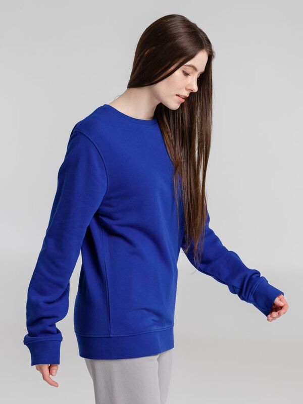 Свитшот унисекс BNC Inspire (Organic), ярко-синий арт.WU31B453