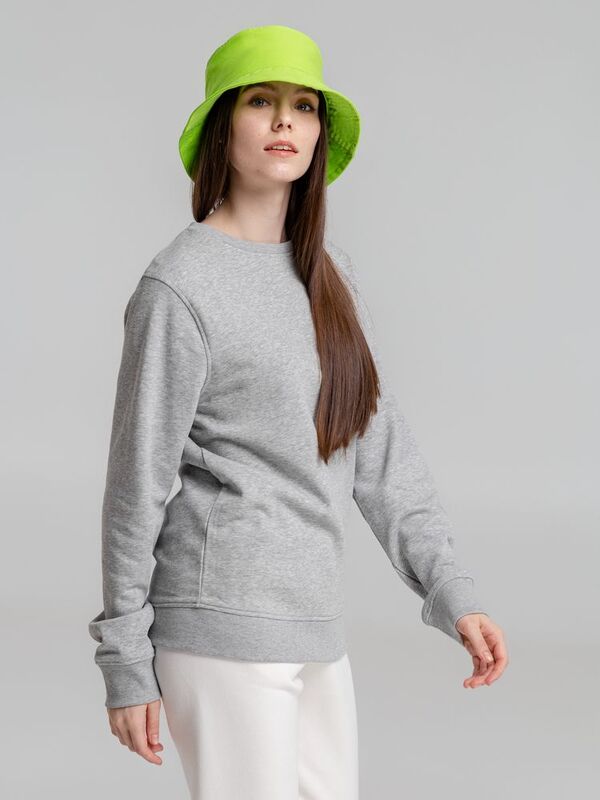 Свитшот унисекс BNC Inspire (Organic), серый меланж арт.WU31B610