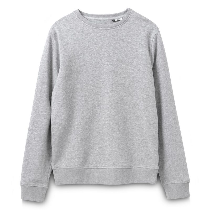 Свитшот унисекс BNC Inspire (Organic), серый меланж арт.WU31B610