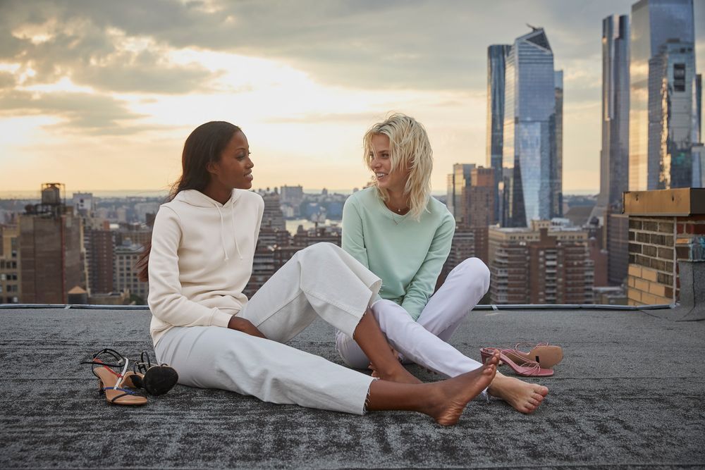 Свитшот женский BNC Inspire (Organic), розовый арт.WW32B306