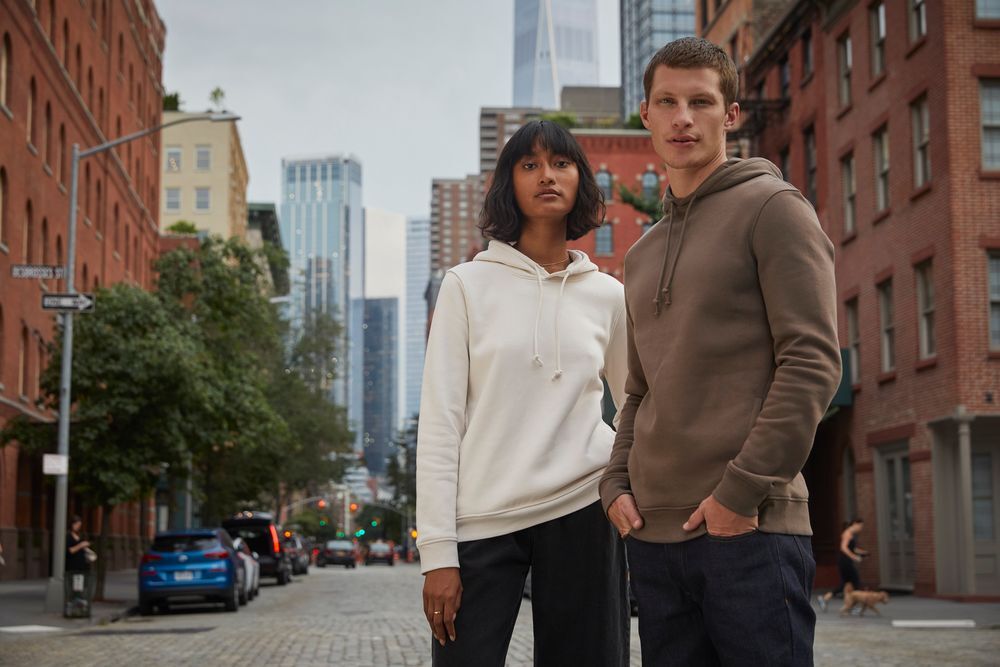 Толстовка с капюшоном унисекс BNC Inspire (Organic), розовая арт.WU33B306