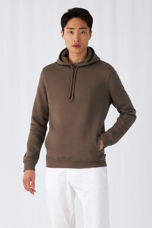 Толстовка с капюшоном унисекс BNC Inspire (Organic), серо-зеленая арт.WU33B502