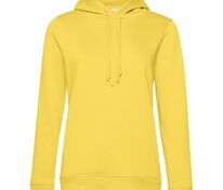Толстовка с капюшоном женская BNC Inspire (Organic), желтая арт.WW34B205