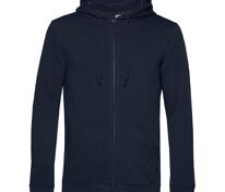 Толстовка на молнии с капюшоном унисекс BNC Inspire (Organic), темно-синяя арт.WU35B006