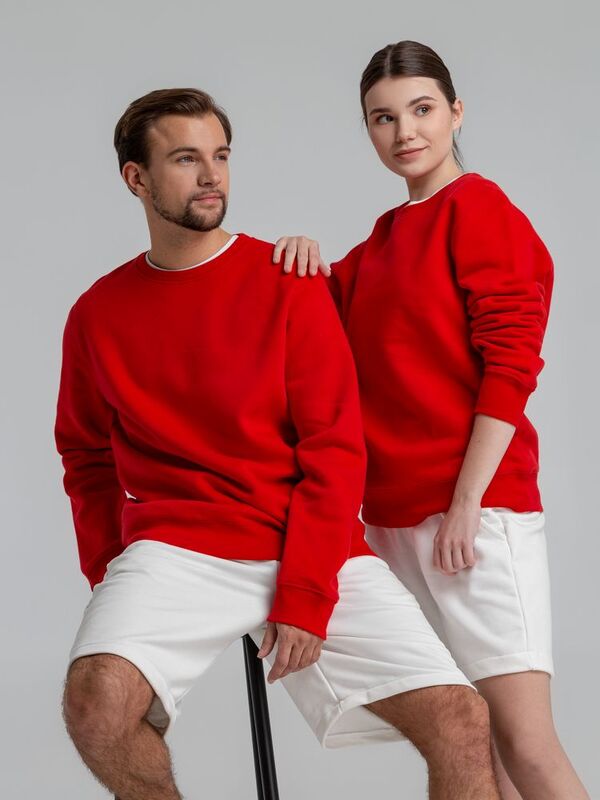 Свитшот унисекс King, красный арт.WU01K004