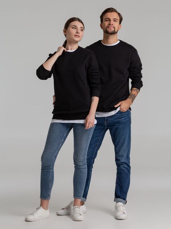 Свитшот унисекс King, черный арт.WU01K005