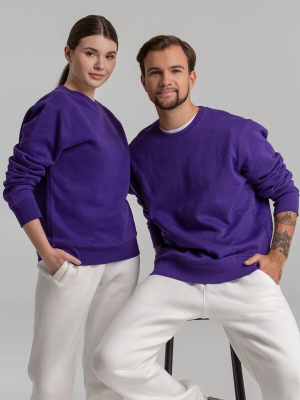 Свитшот унисекс King, фиолетовый арт.WU01K351