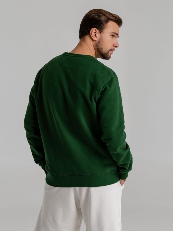 Свитшот унисекс King, темно-зеленый арт.WU01K540