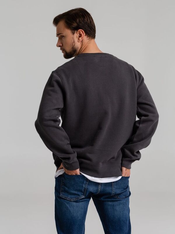 Свитшот унисекс King, темно-серый арт.WU01K669