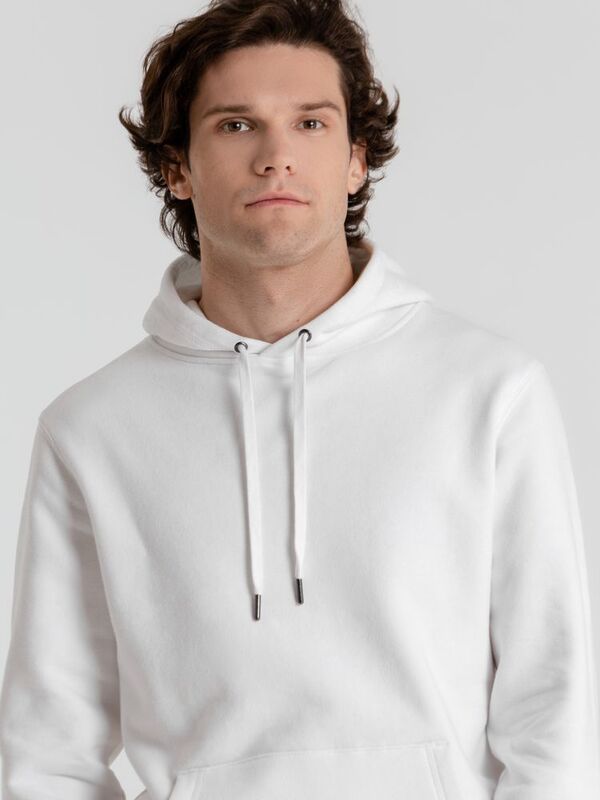 Толстовка с капюшоном унисекс King, белая арт.WU02K001