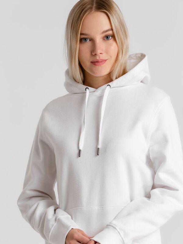 Толстовка с капюшоном унисекс King, белая арт.WU02K001