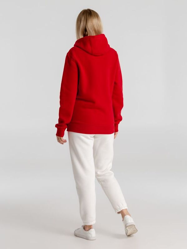 Толстовка с капюшоном унисекс King, красная арт.WU02K004