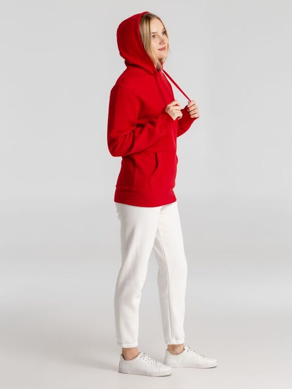 Толстовка с капюшоном унисекс King, красная арт.WU02K004