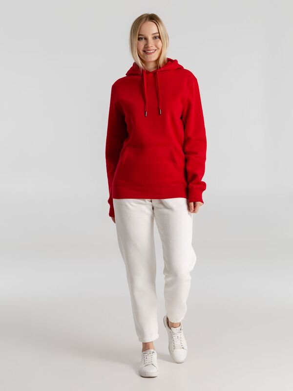 Толстовка с капюшоном унисекс King, красная арт.WU02K004