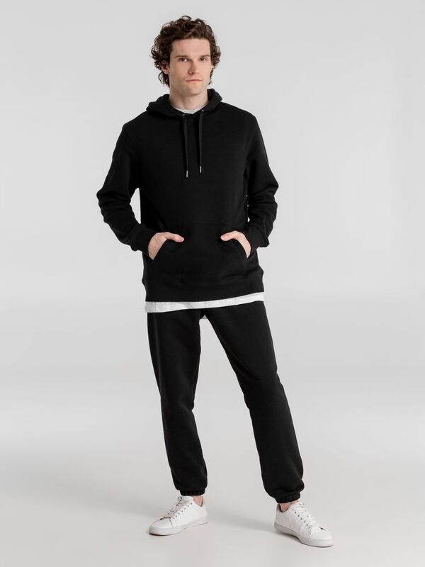 Толстовка с капюшоном унисекс King, черная арт.WU02K005