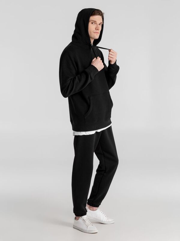 Толстовка с капюшоном унисекс King, черная арт.WU02K005