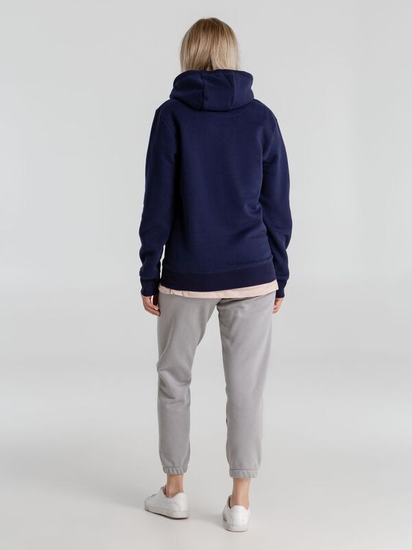 Толстовка с капюшоном унисекс King, темно-синяя арт.WU02K006