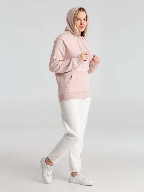 Толстовка с капюшоном унисекс King, розовая арт.WU02K306