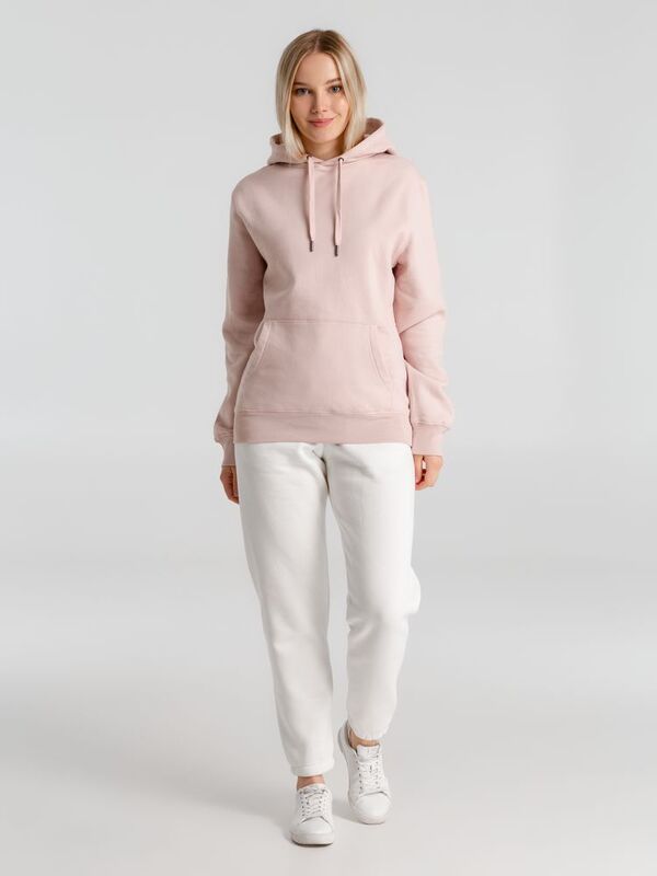 Толстовка с капюшоном унисекс King, розовая арт.WU02K306