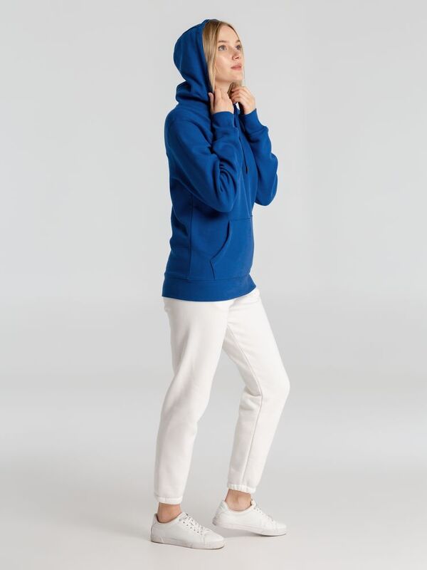 Толстовка с капюшоном унисекс King, ярко-синяя арт.WU02K453