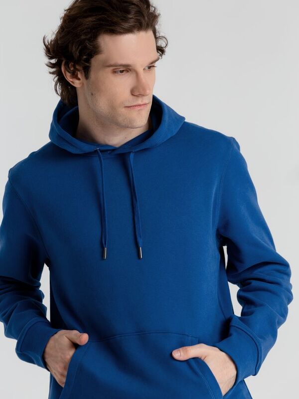 Толстовка с капюшоном унисекс King, ярко-синяя арт.WU02K453