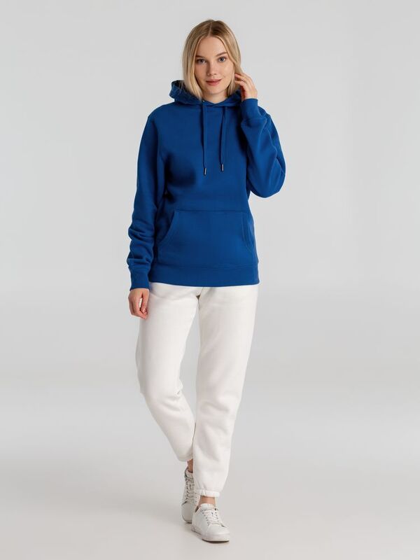Толстовка с капюшоном унисекс King, ярко-синяя арт.WU02K453