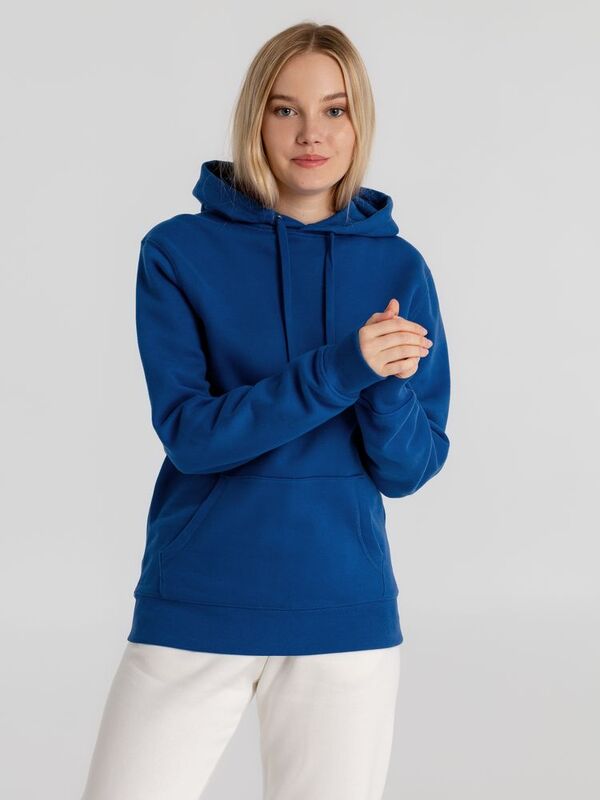 Толстовка с капюшоном унисекс King, ярко-синяя арт.WU02K453