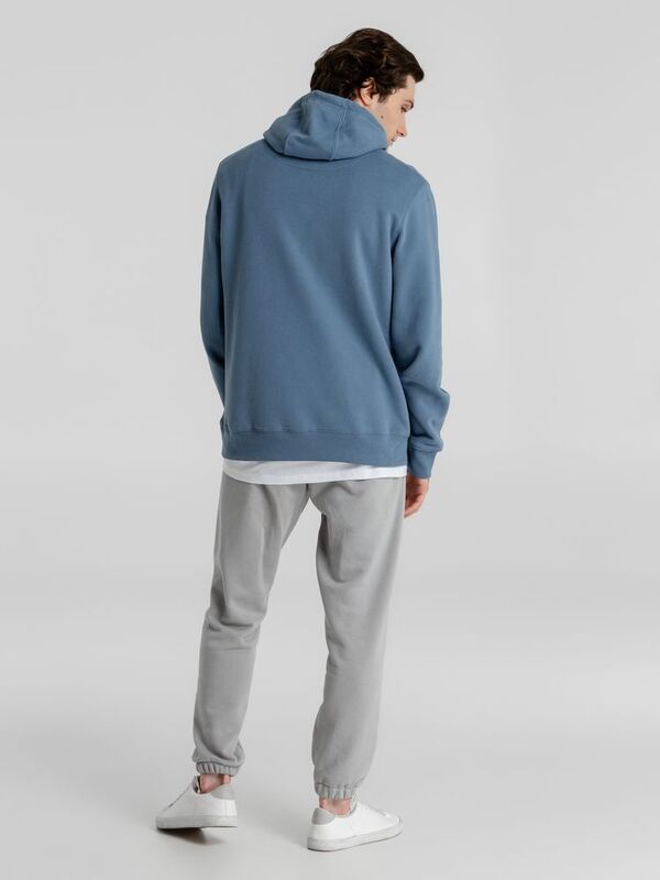 Толстовка с капюшоном унисекс King, серо-синяя арт.WU02K461