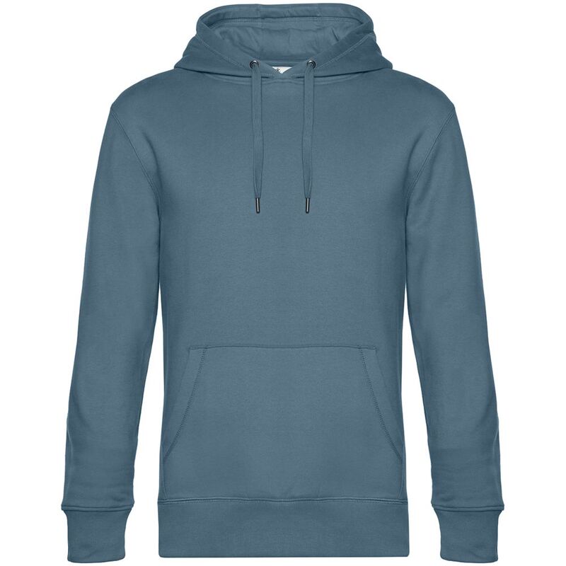 Толстовка с капюшоном унисекс King, серо-синяя арт.WU02K461