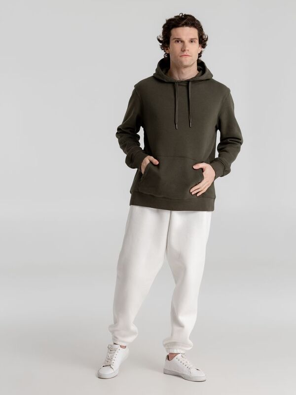 Толстовка с капюшоном унисекс King, хаки арт.WU02K555