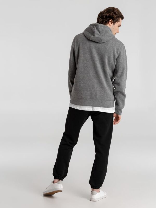 Толстовка с капюшоном унисекс King, темно-серый меланж арт.WU02K623