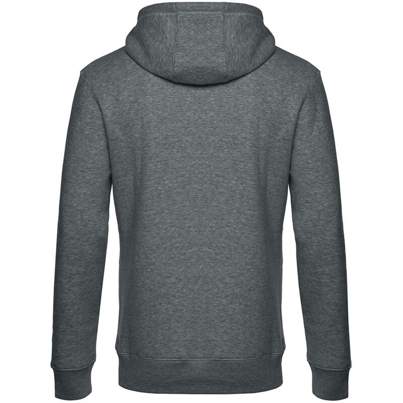 Толстовка с капюшоном унисекс King, темно-серый меланж арт.WU02K623