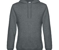 Толстовка с капюшоном унисекс King, темно-серый меланж арт.WU02K623